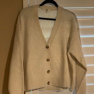 Uniqlo button down sweater